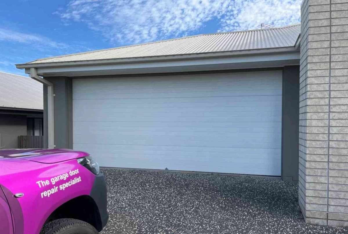 Sectional Garage Door Installed on Residential Home in Brisbane and Gold Coast